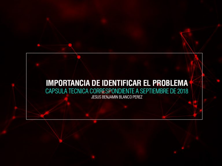 LA IMPORTANCIA DE IDENTIFICAR EL PROBLEMA