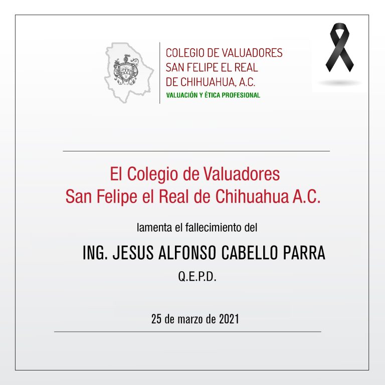 EL COLEGIO DE VALUADORES SAN FELIPE EL REAL DE CHIHUAHUA A.C.