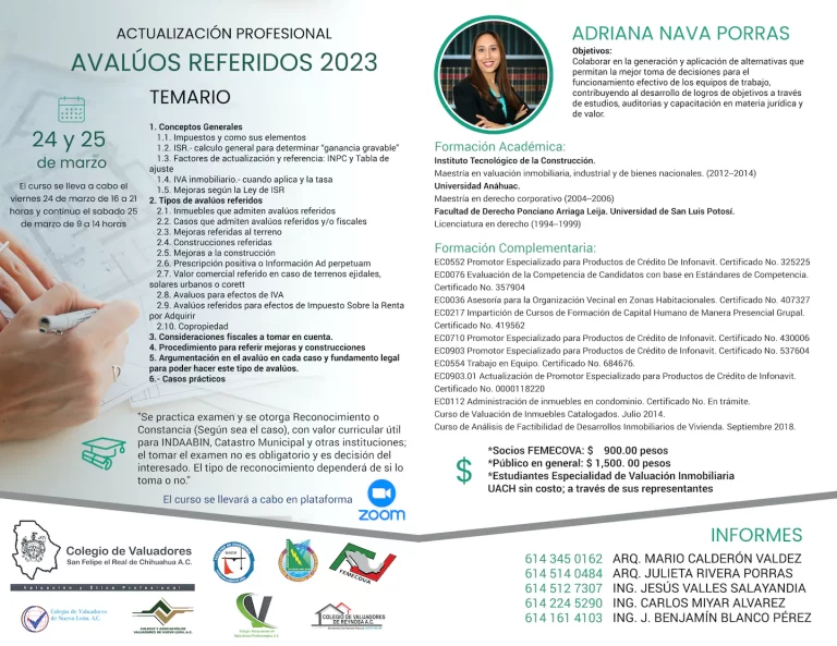 Avalúos Referidos 2023